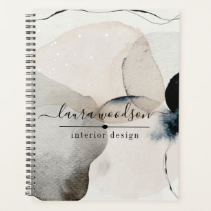 Abstrakte Formen von Aquarellen - Innenarchitekten Planer