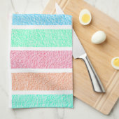 Abstrakte Formen von Regenbogenfarben Geschirrtuch (Viertel Falte)