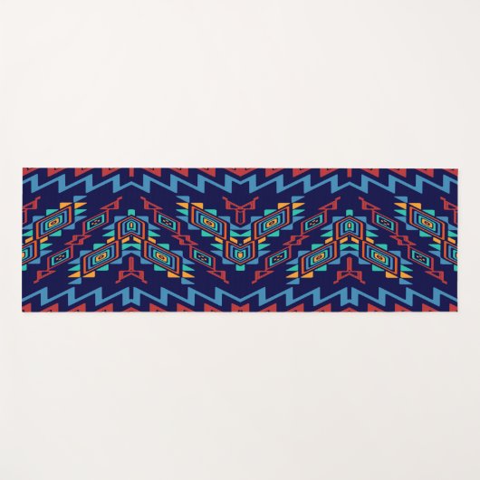 Abstrakte Formen Yogamatte (Vorderseite (Horizontal))