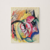 Abstrakte Formulare (auch: farbige Blume) von Fran Puzzle (Vertikal)