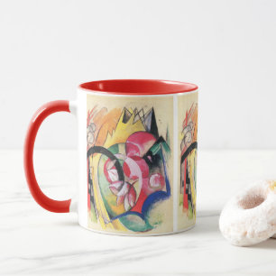 Abstrakte Formulare (auch: farbige Blume) von Fran Tasse