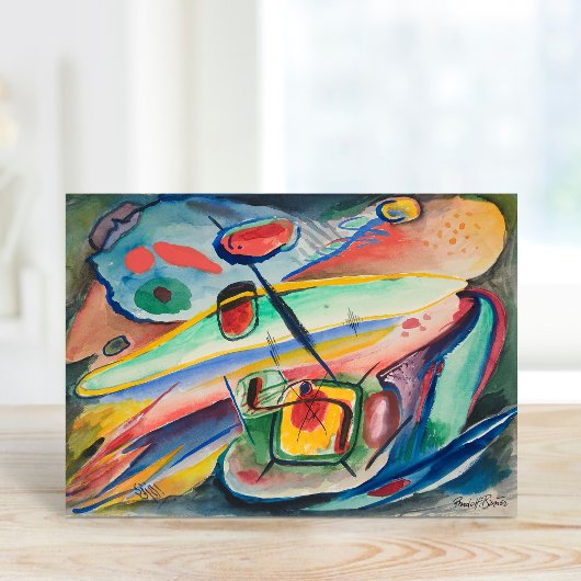 Abstrakte Formulare | Rudolf Bauer Karte