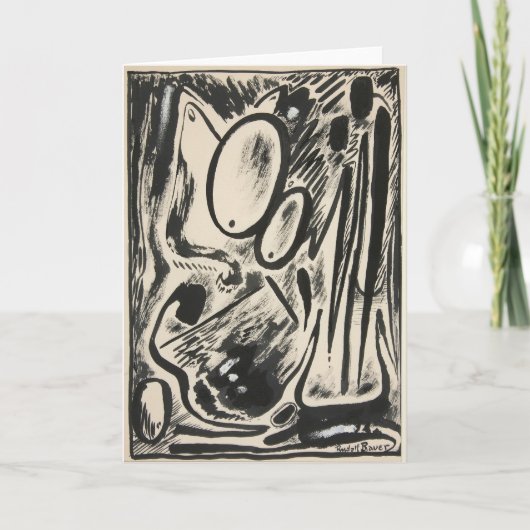 Abstrakte Formulare | Rudolf Bauer Karte (Vorderseite)