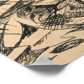 Abstrakte Formulare | Rudolf Bauer Poster (Ecke)