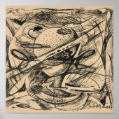 Abstrakte Formulare | Rudolf Bauer Poster (Vorne)