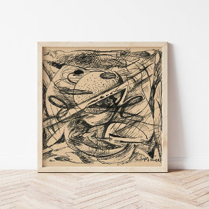 Abstrakte Formulare   Rudolf Bauer Poster