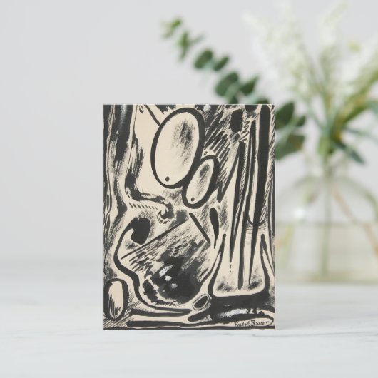 Abstrakte Formulare | Rudolf Bauer Postkarte (Stehend Vorderseite)