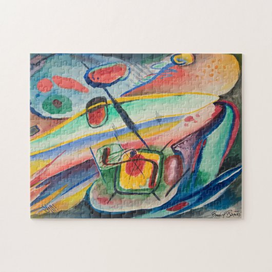 Abstrakte Formulare | Rudolf Bauer Puzzle (Horizontal)