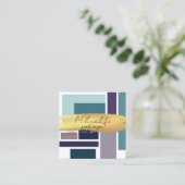 Abstrakte Formulare, Visitenkarte für Social Media (Stehend Vorderseite)