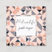 Abstrakte Formulare, Visitenkarte für Social Media (Vorderseite)