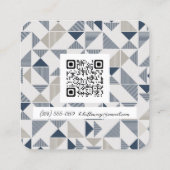 Abstrakte Formulare, Visitenkarte für Social Media (Rückseite)