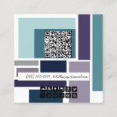 Abstrakte Formulare, Visitenkarte für Social Media (Rückseite)