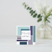 Abstrakte Formulare, Visitenkarte für Social Media (Stehend Vorderseite)