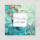 Abstrakte Formulare, Visitenkarte für Social Media (Vorderseite)