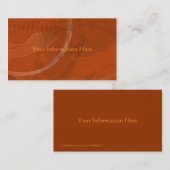 Abstrakte Fossil-Visitenkarten Visitenkarte (Vorne/Hinten)