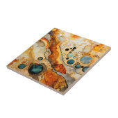 Abstrakte Fossilien Fliese (Seite)