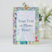 Abstrakte Foto oder Text Dankeskarte (Stehend Vorderseite)