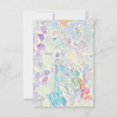 Abstrakte Foto oder Text Dankeskarte (Rückseite)