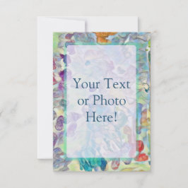 Abstrakte Foto oder Text Dankeskarte