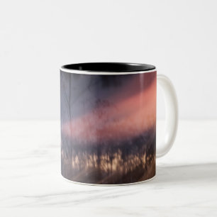 Abstrakte Fototasse Zweifarbige Tasse