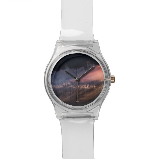 Abstrakte Fotouhr Uhr (Nahaufnahme)
