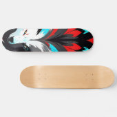 Abstrakte Fox-Seite Skateboard (Horizontal)