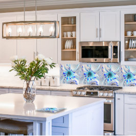 Abstrakte Fraktal Blume Keramik Tile Fliese