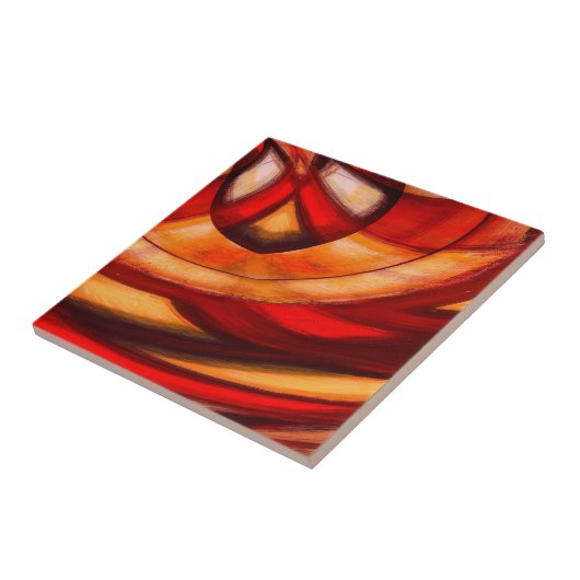 Abstrakte Fraktal Circles Poster Print Fliese (Seite)