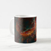 Abstrakte Fraktal-Muster und Formen. Unendliche Ei Kaffeetasse (Vorderseite Links)