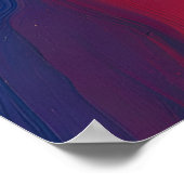 Abstrakte Fraktal-Textur Poster (Ecke)