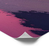 Abstrakte Fraktal-Textur Poster (Ecke)