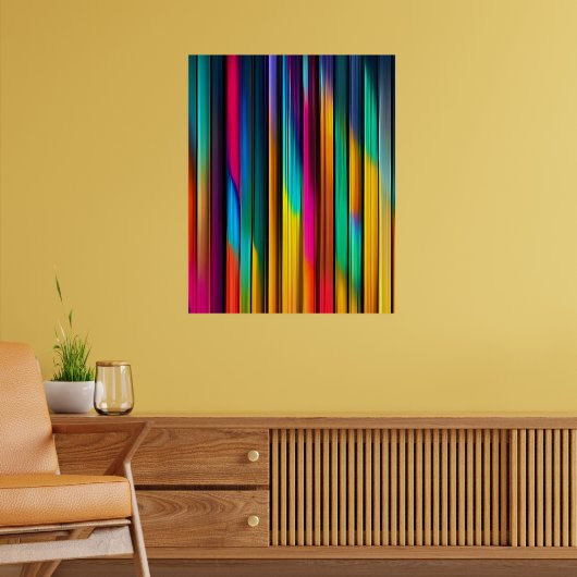 Abstrakte Fraktal-Textur Poster (Wohnzimmer 2)