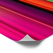 Abstrakte Fraktal-Textur Poster (Ecke)