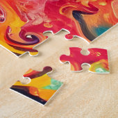 Abstrakte Fraktal-Textur Puzzle (Seite)