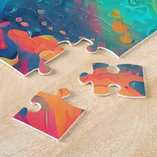 Abstrakte Fraktal-Textur Puzzle (Seite)