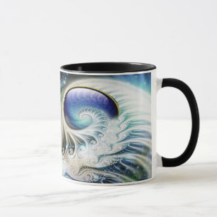 Abstrakte fraktale Fantasie Tasse