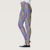 abstrakte Fraktale Leggings (Links)