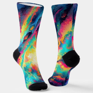 Abstrakte fraktale Textur Socken