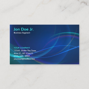 Abstrakte Fraktalgeschäftskarte Visitenkarte