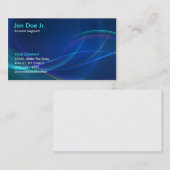 Abstrakte Fraktalgeschäftskarte Visitenkarte (Vorne/Hinten)