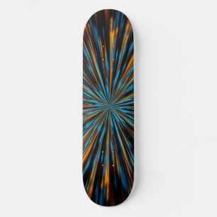 Abstrakte Fraktallichter Skateboard