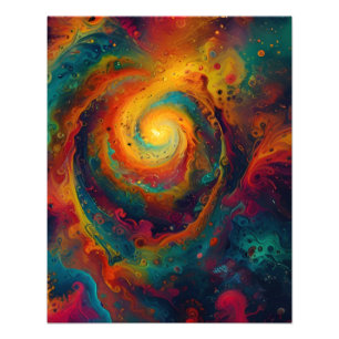 Abstrakte Fraktaltextur Fotodruck