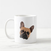 Abstrakte französische Bulldog-Kaffee-Tasse Kaffeetasse (Links)