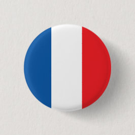 Abstrakte französische Flagge, französische Farbta Button
