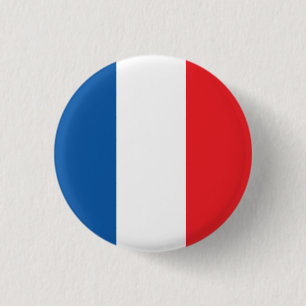 Abstrakte französische Flagge, französische Farbta Button
