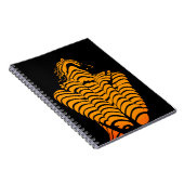 Abstrakte Frau Expressive Moderne Silhouette Notizblock (Rechte Seite)