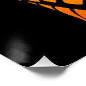 Abstrakte Frau Expressive moderne Silhouette Poster (Ecke)
