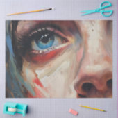 Abstrakte Frau III Tissue-Papier Seidenpapier (Basteln)