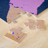 Abstrakte Frau in vielen Farben Puzzle (Seite)