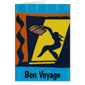 Abstrakte Frau mit Koffer (Vorne)